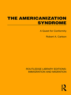 cover image of The Americanization Syndrome